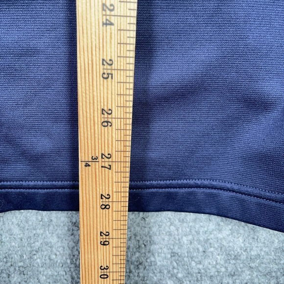 Under Armour Quarter Zip Mens XL Navy Long Sleeve Performance Loose #AB936 - Picture 7 of 7